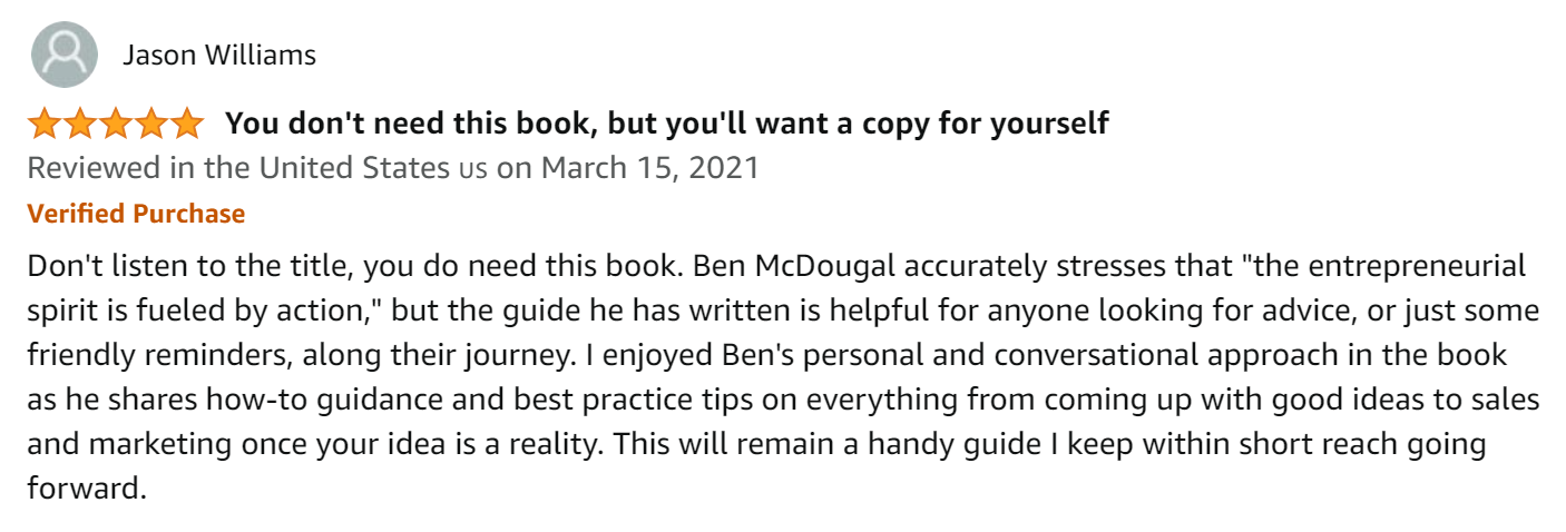 you don't need this book review